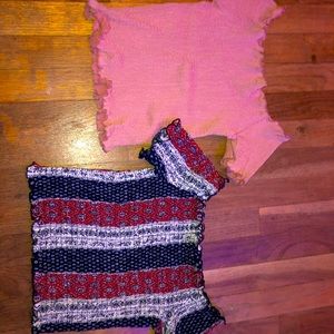 Bundle of 2 off the shoulder tops !!